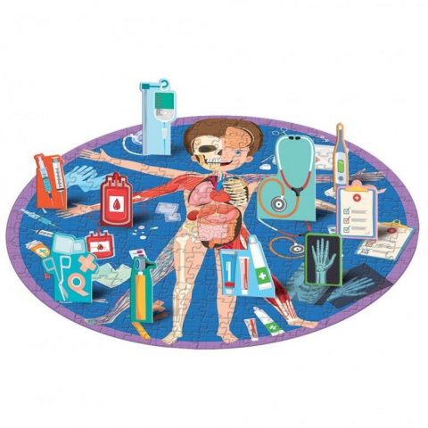 Cunoaste si exploreaza - Puzzle Totul despre corpul uman (200 piese) [3]