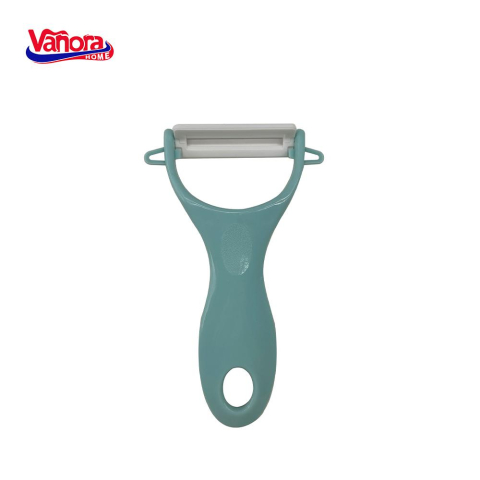 Curățătoare legume, fructe, Foarfeci bucătărie - Curatator legume lama ceramica 13x7.6cm albastru, vanora home