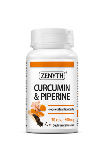 Capsule/comprimate/siropuri - Curcumin, piperine 30 cps