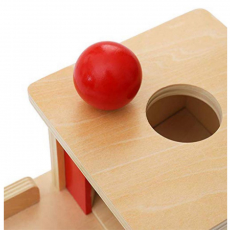 Jucarie material didactic Montessori - Cutia permanentei cu bila. [4]