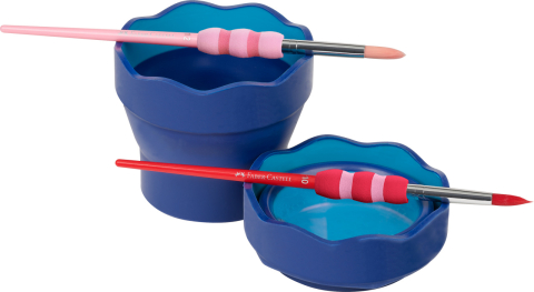 Cutie apa click-go albastra faber-castell [2]