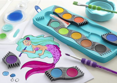 Cutie apa click-go turcoaz faber-castell [2]
