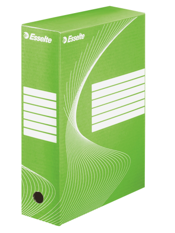 Birotică și Papetărie - Cutie arhivare 10cm boxy verde esselte