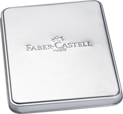 Cutie cadou metal pentru 1 instrument + 1 cerneala + 1 convertor faber-castell [1]
