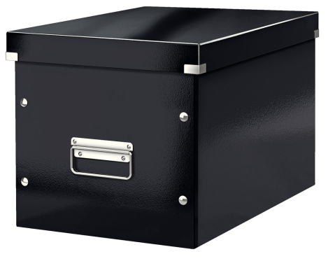 Organizare, arhivare, prezentare - Cutie click&store mare cub neagra leitz