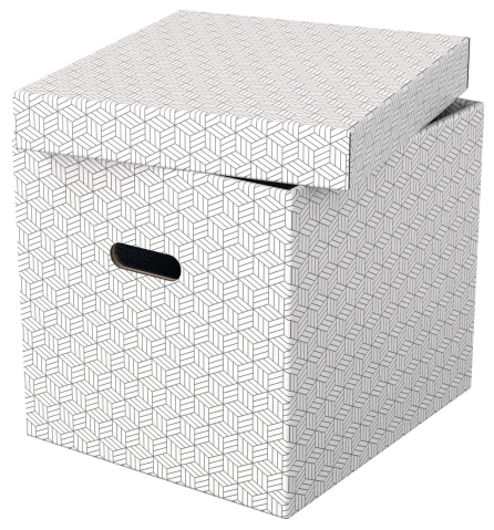 Cutie depozitare cu capac 36 x 32 x 31cm alba recycled fsc 3/set esselte [3]