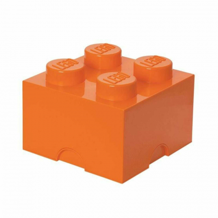 Cutii depozitare - Cutie depozitare LEGO 2x2 portocaliu