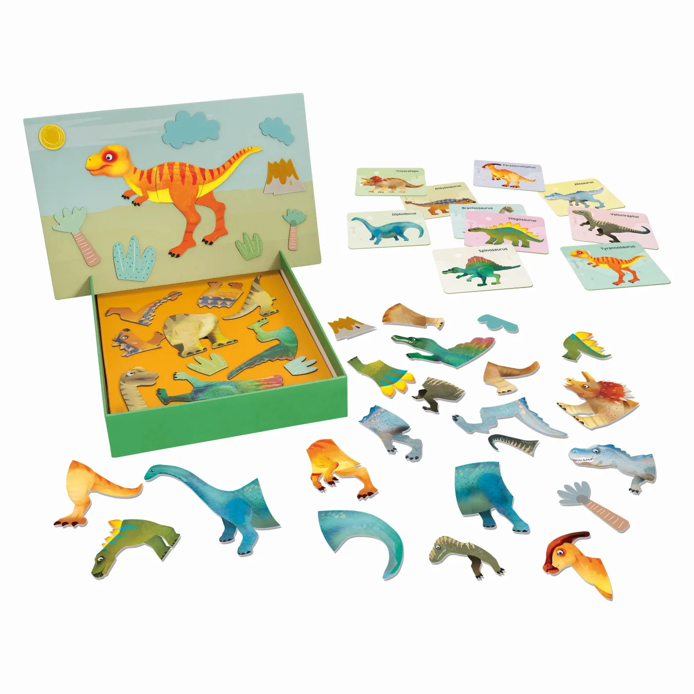 Cutie magnetica dinozauri, varsta de la 3 ani la 7 ani [1]