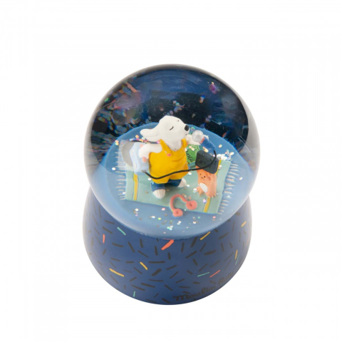 Cutie muzicala glob cu zapada Puce and Pilou, Moulin Roty, varsta 1 - 3, 3 - 6, 6 - 9 ani, Baiat, Fata [2]