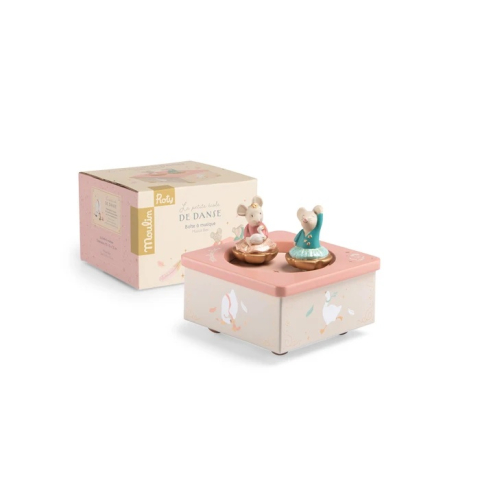 Jucării și Jocuri pentru copii - Cutie muzicala Soricei dansatori, Moulin Roty Baiat, Fata, varsta 1 - 3 ani, 3 - 6 ani, 6 - 9 ani