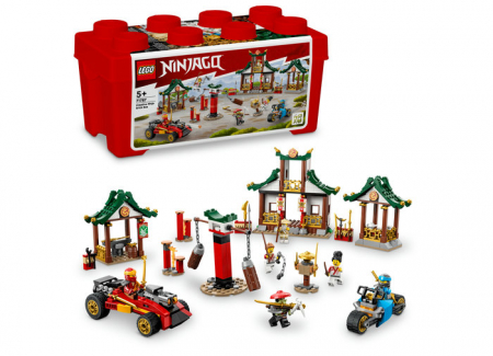 LEGO Ninjago - Cutie Ninja cu caramizi, varsta de la 5 ani la 12 ani