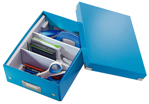 Cutie organizer mica albastra click&store leitz [2]