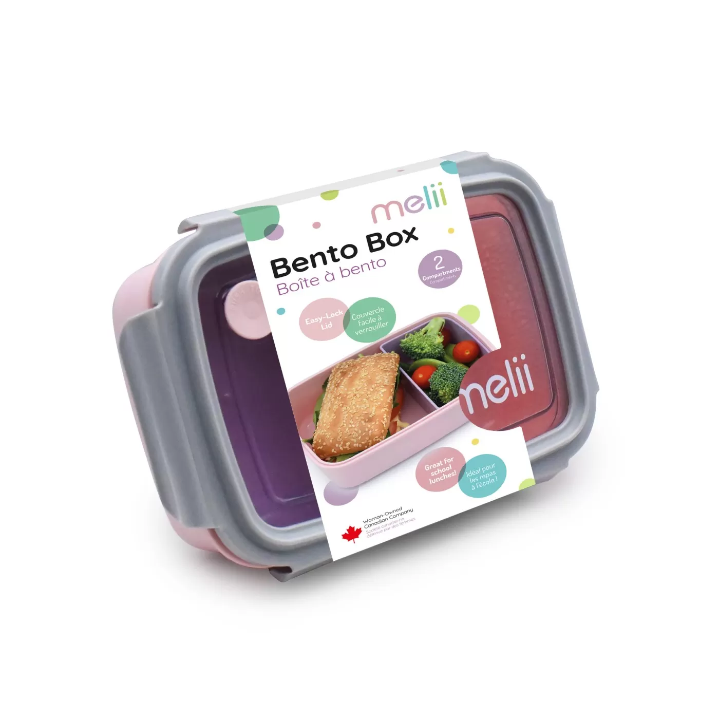 Rechizite Școlare - Cutie pranz bento, 880ml, caserola detasabila, blue mint lime, varsta de la 6 luni la +15 ani