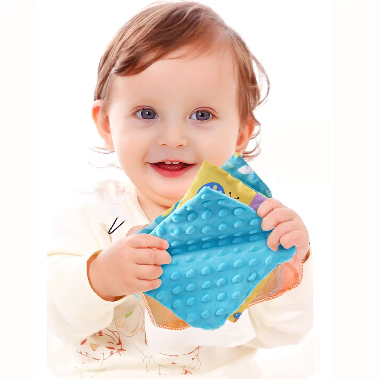 Jucarie Educativa si Senzoriala Bebe, Cutia cu Batiste si Servetele, 6 luni+ [1]