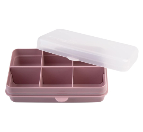 Cutie snack 6 compartimente, melii luxe, pink [2]