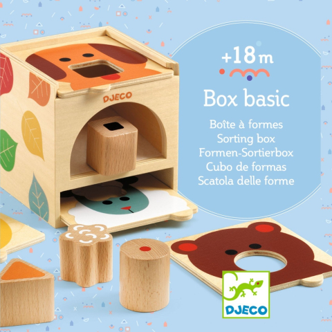 Cutie sortatoare Basic Box, Djeco Baiat, Fata, varsta 1 - 3 ani [3]