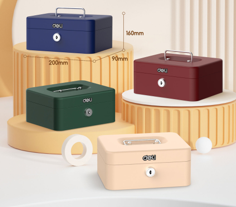 Cutie valori metal 9*20*16 cm rosie deli [4]