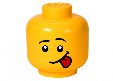 Cutii depozitare - Cutie depozitare L cap minifigurina LEGO - Silly