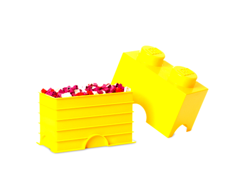 Cutii depozitare Cutie depozitare LEGO 2 galben varsta copil  4+ ani [1]