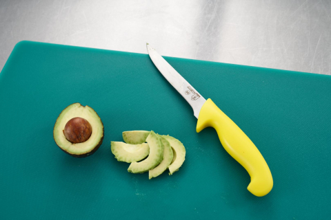 Cutit dezosat profesional 18 cm, galben, chef line, cooking by heinner [8]