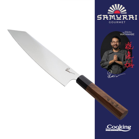 Cutite si seturi de cutite - Cutit gyuto 23 cm, rikito watanabe, samurai gourmet, cooking by heinner