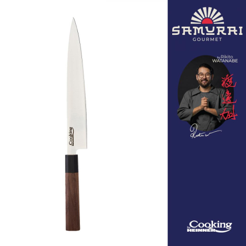 Cutit sujihiki 24 cm, rikito watanabe, samurai gourmet, cooking by heinner [2]