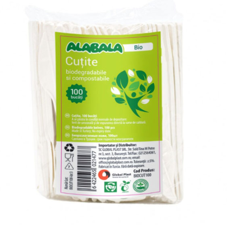 Decoratiuni petreceri - Cutite biodegradabile 100/set