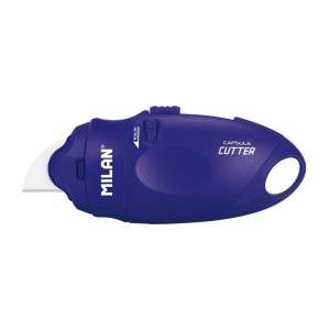 Birotică și Papetărie - Cutter ceramic capsule albastru blister milan bwm10337b