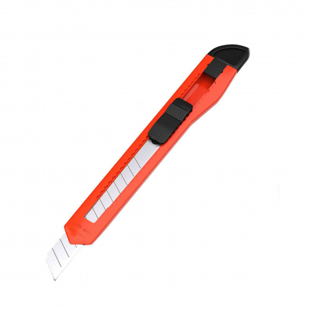 Rechizite Școlare - Cutter cu blocare prin impingere, 9 mm