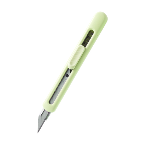 Birotică și Papetărie - Cutter mic vernil longreen plastic reciclat deli