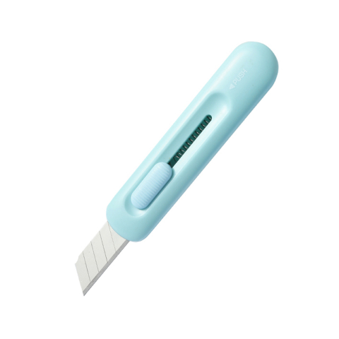 Birotică și Papetărie - Cutter mini culori asortate longreen plastic reciclat deli