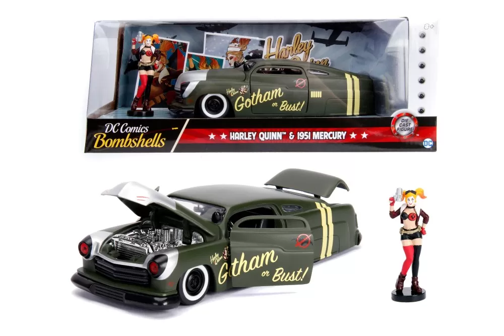 Jucării și Jocuri pentru copii - Dc comics bombshells 1951 mercury harley quinn scara 1 la 24