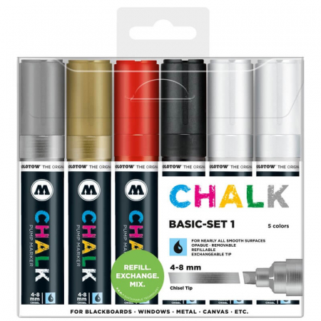 Design urban - Chalk Marker Basic Set 1 (4-8 mm)