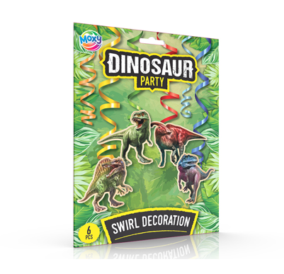 Cadouri Jucării Copii Grădiniță - Decor party Dino Swirl Grafix