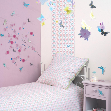 Decoratiuni camera copii bebe, accesorii mobile, carusel, Fluturi, Djeco, varsta 3 - 6, 6 - 9 ani, Fata [1]