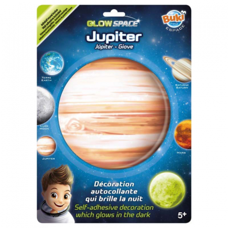 Camera copilului - Decoratiuni de perete fosforescente - Planeta Jupiter