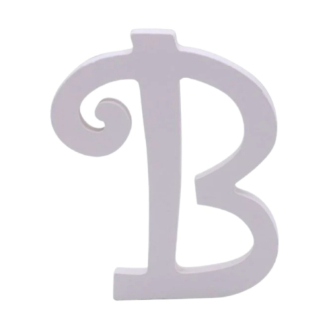 Cadouri Jucării Copii Grădiniță - Decoratiuni petrecere Zebra litera B, 11cm, lemn, autoadeziva, JAB0461