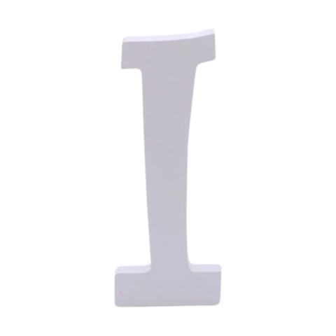 Cadouri Jucării Copii Grădiniță - Decoratiuni petrecere Zebra litera I, 11cm, lemn, autoadeziva, JAB0468