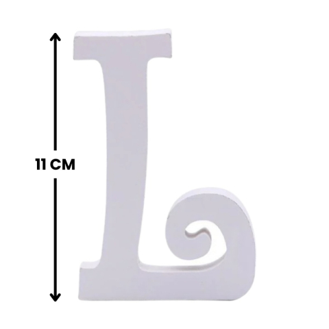 Decoratiuni petrecere Zebra litera L, 11cm, lemn, autoadeziva, JAB0471 [1]