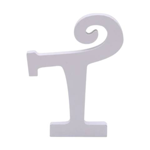 Cadouri Jucării Copii Grădiniță - Decoratiuni petrecere Zebra litera T, 11cm, lemn, autoadeziva, JAB0479