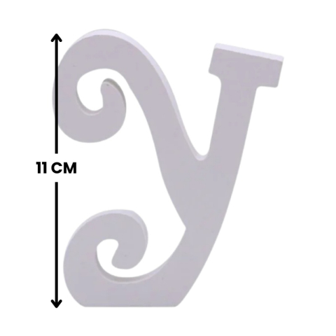 Decoratiuni petrecere Zebra litera Y, 11cm, lemn, autoadeziva, JAB0484 [1]