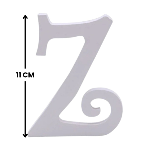 Decoratiuni petrecere Zebra litera Z, 11cm, lemn, autoadeziva, JAB0485 [1]