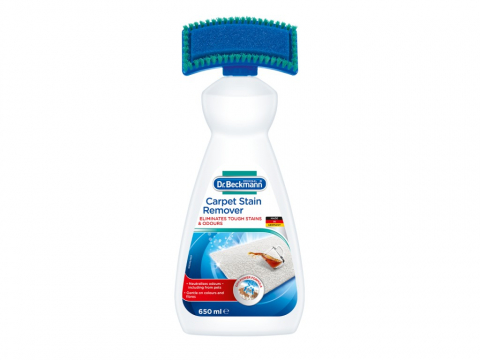 Curatenie, intretinere casa - Detergent covoare Dr. Beckmann cu perie – 650 ml, solutie profesionala cu oxigen activ