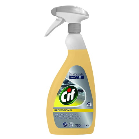 Solutii suprafete bucatarie - Detergent degresant bucatarie CIF Professional Pro Formula, 750 ml