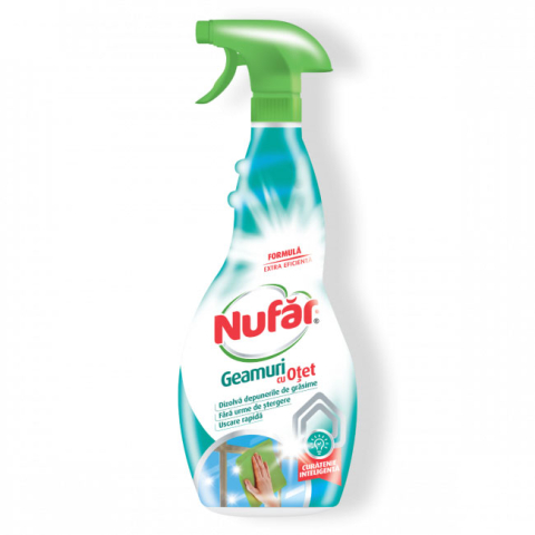 Detergenti si Curatenie - Detergent geam cu pulverizator 500ml otet farmec