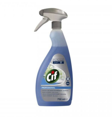 Detergenti universali - Detergent geam si suprafete 750ml cu pulverizator cif profesional