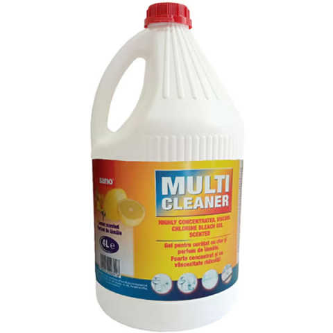 Detergenti si Curatenie - Detergent multisuprafete gel cu clor 4l sano