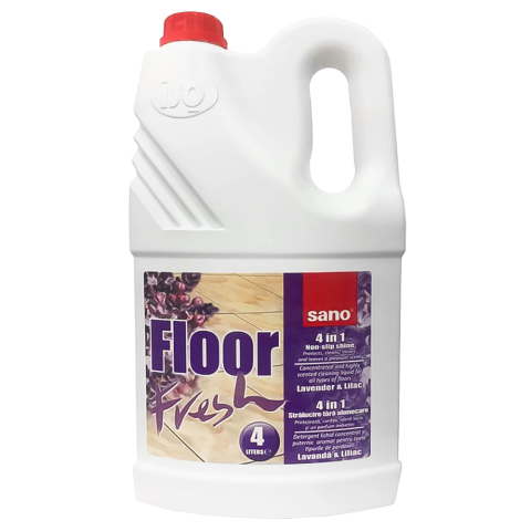 Detergenti si Curatenie - Detergent pardoseli 4l liliac sano floor