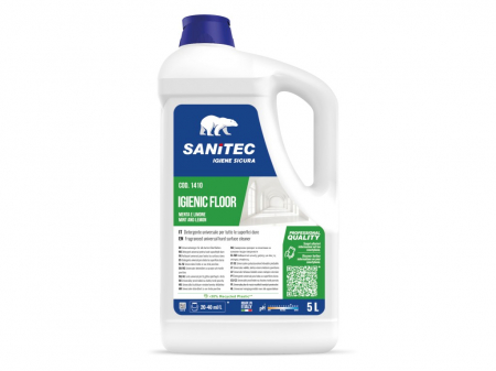 Solutii curatat podele si pardoseli - Detergent pardoseli, Menta si Lamaie, 5000 ml Igienic Floor, Sanitec
