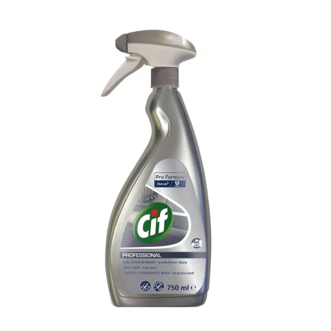 Detergenti si Curatenie - Detergent pentru inox 750ml cu pulverizator cif pro